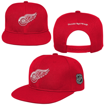Detroit Red Wings șapcă flat de copii Logo Flatbrim Snapback