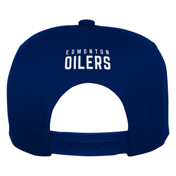 Edmonton Oilers șapcă flat de copii Logo Flatbrim Snapback