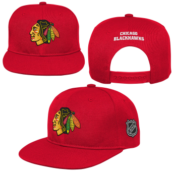 Chicago Blackhawks șapcă flat de copii Logo Flatbrim Snapback