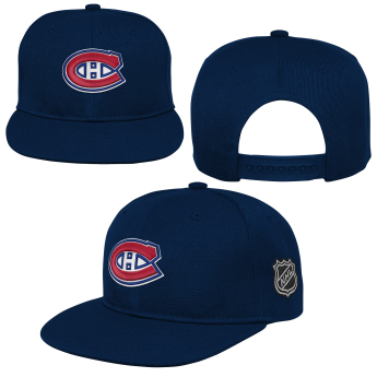 Montreal Canadiens șapcă flat de copii Logo Flatbrim Snapback