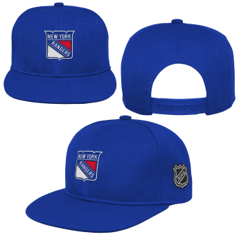 New York Rangers șapcă flat de copii Logo Flatbrim Snapback