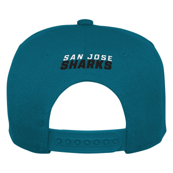 San Jose Sharks șapcă flat de copii Logo Flatbrim Snapback