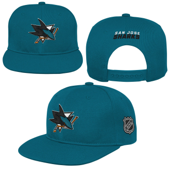 San Jose Sharks șapcă flat de copii Logo Flatbrim Snapback