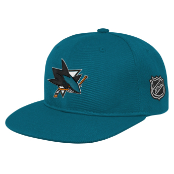 San Jose Sharks șapcă flat de copii Logo Flatbrim Snapback