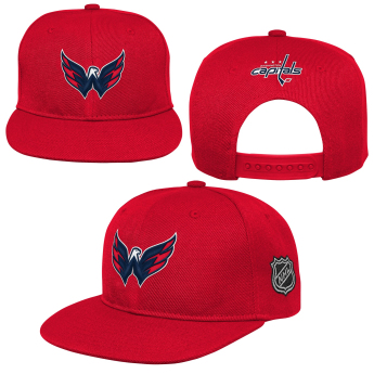 Washington Capitals șapcă flat de copii Logo Flatbrim Snapback