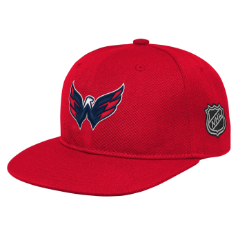 Washington Capitals șapcă flat de copii Logo Flatbrim Snapback