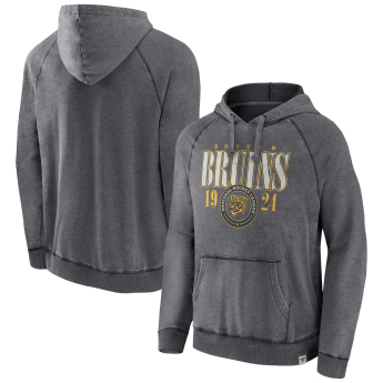 Boston Bruins hanorac de bărbați cu glugă A/LS Hoodie grey