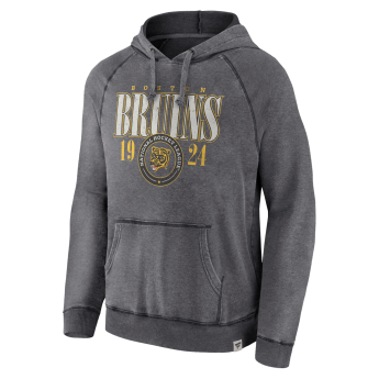 Boston Bruins hanorac de bărbați cu glugă A/LS Hoodie grey