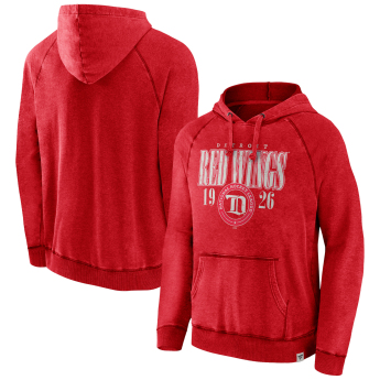 Detroit Red Wings hanorac de bărbați cu glugă A/LS Hoodie red