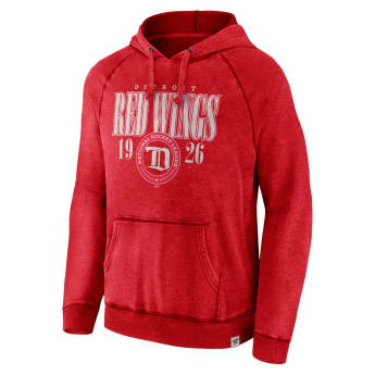 Detroit Red Wings hanorac de bărbați cu glugă A/LS Hoodie red