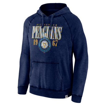 Pittsburgh Penguins hanorac de bărbați cu glugă A/LS Hoodie navy