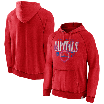 Washington Capitals hanorac de bărbați cu glugă A/LS Hoodie red