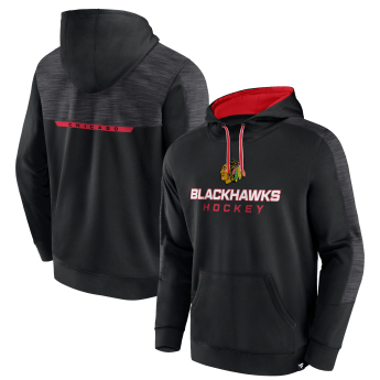 Chicago Blackhawks hanorac de bărbați cu glugă Poly Fleece POH black