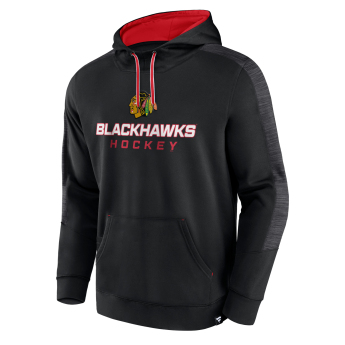 Chicago Blackhawks hanorac de bărbați cu glugă Poly Fleece POH black