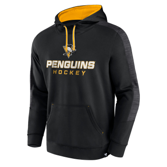 Pittsburgh Penguins hanorac de bărbați cu glugă Poly Fleece POH black