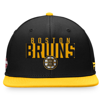Boston Bruins șapcă flat Fundamental Color Blocked Snapback