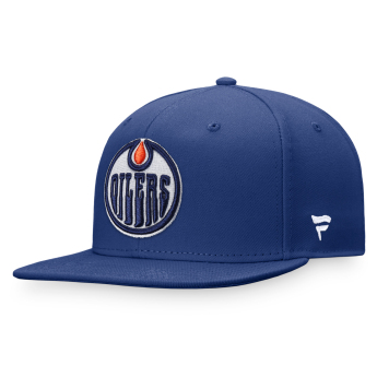 Edmonton Oilers șapcă flat Core Snapback blue