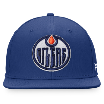 Edmonton Oilers șapcă flat Core Snapback blue