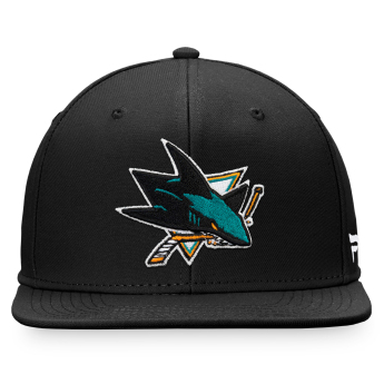 San Jose Sharks șapcă flat Core Snapback black