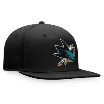 San Jose Sharks șapcă flat Core Snapback black