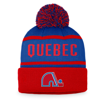 Quebec Nordiques căciulă de iarnă Heritage Beanie Cuff with Pom