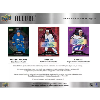 NHL cutii Cărți de hochei NHL 2022-23 Upper Deck Allure Hobby Box
