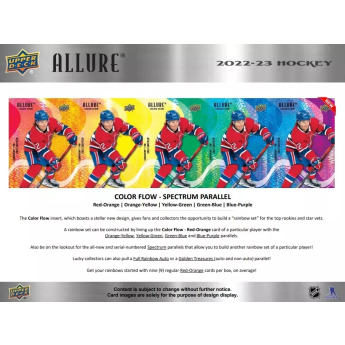 NHL cutii Cărți de hochei NHL 2022-23 Upper Deck Allure Hobby Box