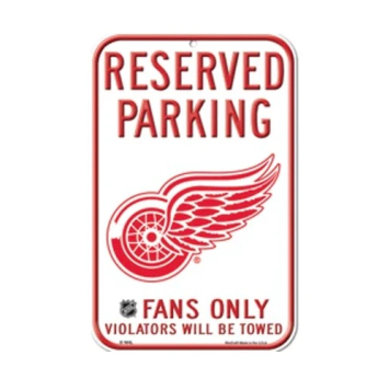 Detroit Red Wings semn pe perete Reserved Parking Sign
