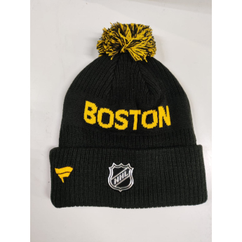 Boston Bruins căciula de iarnă pentru copii Cufed Knit With Pom