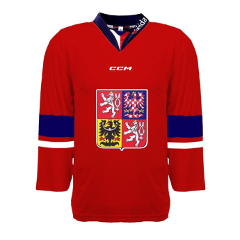 Echipa națională de hochei tricou de hochei Czech Republic 2023/2024 CCM Fandres replica - red