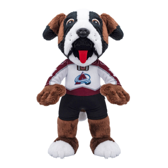 Colorado Avalanche mascotă de pluș Bernie #1 Plush Figure White Road