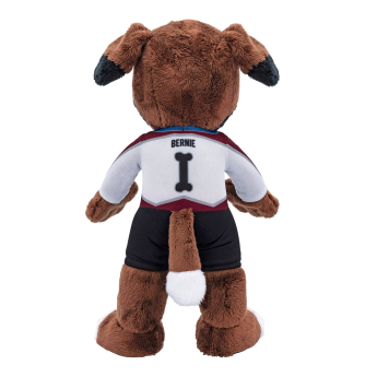 Colorado Avalanche mascotă de pluș Bernie #1 Plush Figure White Road