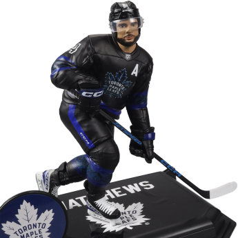 Toronto Maple Leafs figurină Auston Matthews #34 Figure SportsPicks THIRD JERSEY GOLD LABEL