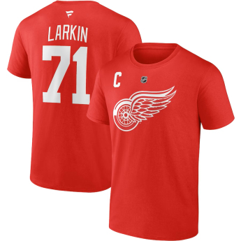 Detroit Red Wings tricou de bărbați Dylan Larkin #71 Authentic Stack Name & Number