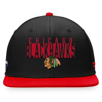 Chicago Blackhawks șapcă flat Fundamental Color Blocked Snapback