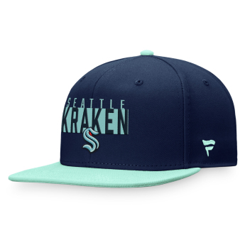 Seattle Kraken șapcă flat Fundamental Color Blocked Snapback