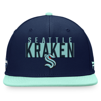 Seattle Kraken șapcă flat Fundamental Color Blocked Snapback