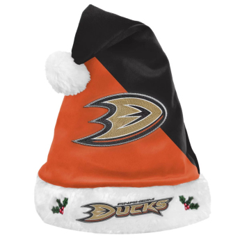 Anaheim Ducks căciulă de iarnă FOCO Colorblock Santa Hat