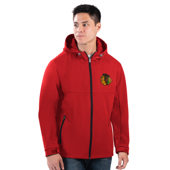 Chicago Blackhawks geacă de bărbați cu glugă Hot Softshell Jacket