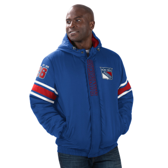 New York Rangers geacă de bărbați cu glugă Tight End Winter Jacket