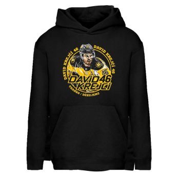 Boston Bruins hanorac de bărbați cu glugă David Krejčí #46 Exclusive Collection