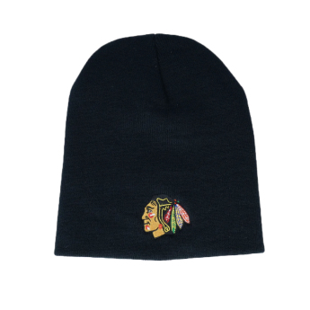 Chicago Blackhawks căciulă de iarnă Cuffless Knit Black