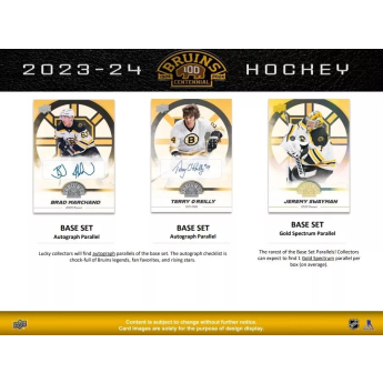 NHL cutii Cărți de hochei NHL 2023-24 Upper Deck Boston Bruins Centennial Box Set