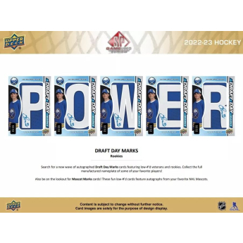 NHL cutii Cărți de hochei NHL 2022-23 Upper Deck SP Game Used Hobby Box