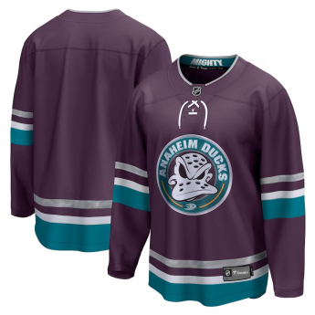 Anaheim Ducks tricou de hochei Breakaway Home Jersey Purple 30th Anniversary