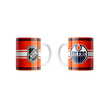 Edmonton Oilers cană FaceOff Logo NHL (330 ml)