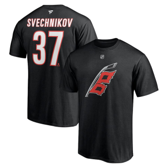 Carolina Hurricanes tricou de bărbați Andrei Svechnikov #37 Authentic Stack Name & Number