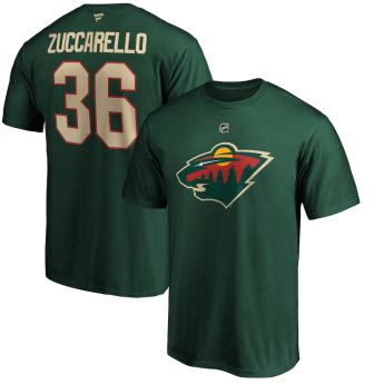 Minnesota Wild tricou de bărbați Mats Zuccarello #36 Authentic Stack Name & Number