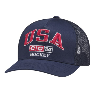 Echipa națională de hochei șapcă de baseball USA CCM Meshback Trucker