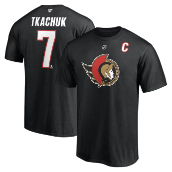 Ottawa Senators tricou de bărbați Brady Tkachuk #7 Authentic Stack Name & Number